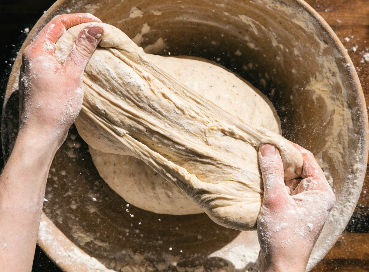 Easy Homemade Sourdough Bread step 2