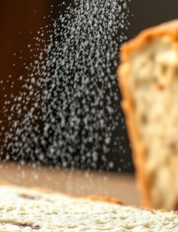 How do you keep frozen bread from drying out in the air fryer? recipe hero presentation - A close-up photorealistic shot of a frozen sourdough slice being lightly misted with a water spray b