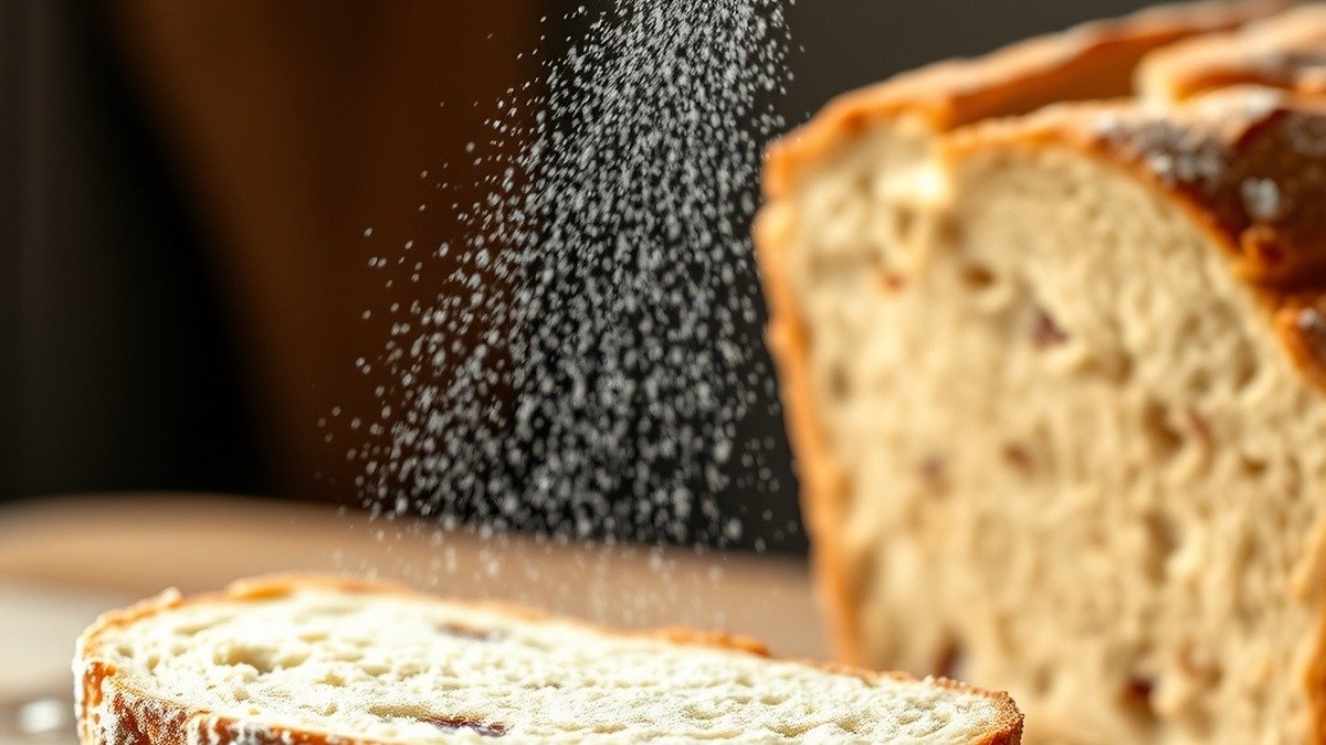 How do you keep frozen bread from drying out in the air fryer? recipe hero presentation - A close-up photorealistic shot of a frozen sourdough slice being lightly misted with a water spray b