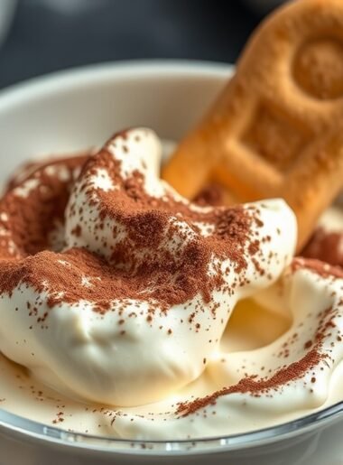 how to fix runny tiramisu filling recipe hero presentation - Stunning photorealistic hero shot of how to fix runny tiramisu filling, featuring a bowl of thick cr
