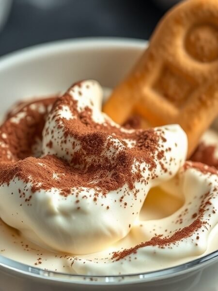 how to fix runny tiramisu filling recipe hero presentation - Stunning photorealistic hero shot of how to fix runny tiramisu filling, featuring a bowl of thick cr